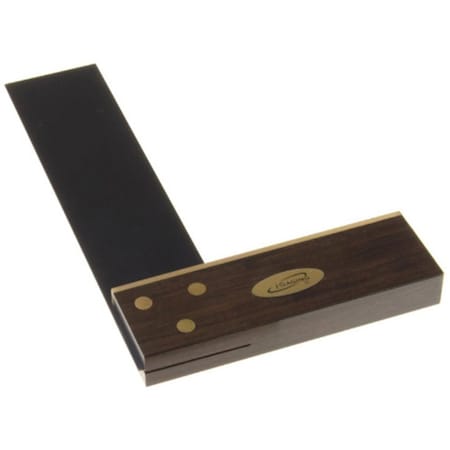 Igaging Deluxe Ebony Wood Premium 6" Try Square, 34-T06 34-T06
